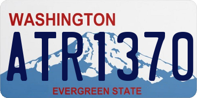WA license plate ATR1370