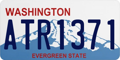 WA license plate ATR1371