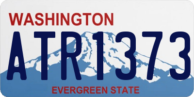 WA license plate ATR1373