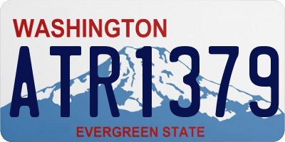 WA license plate ATR1379