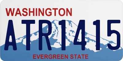 WA license plate ATR1415