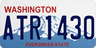 WA license plate ATR1430