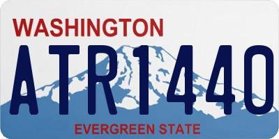 WA license plate ATR1440