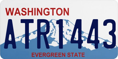 WA license plate ATR1443