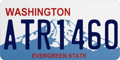 WA license plate ATR1460