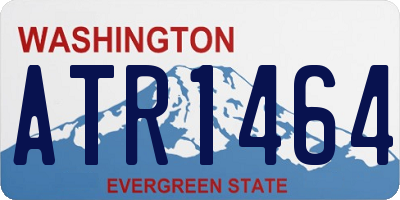 WA license plate ATR1464
