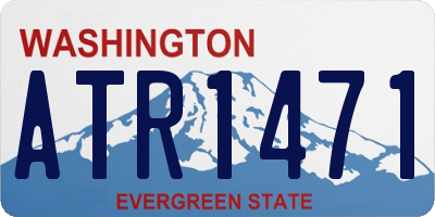 WA license plate ATR1471