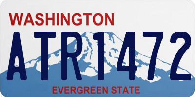 WA license plate ATR1472