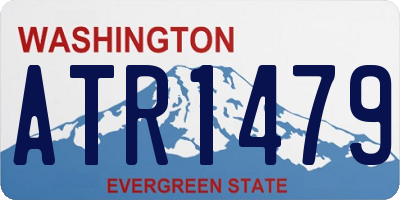 WA license plate ATR1479