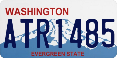 WA license plate ATR1485