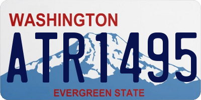 WA license plate ATR1495