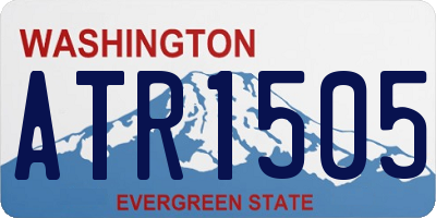 WA license plate ATR1505