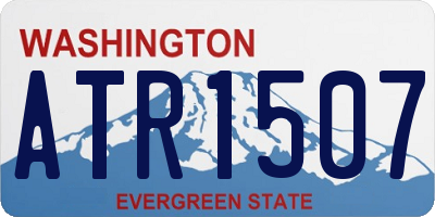 WA license plate ATR1507