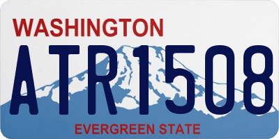 WA license plate ATR1508