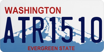 WA license plate ATR1510