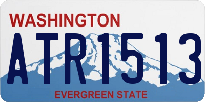 WA license plate ATR1513