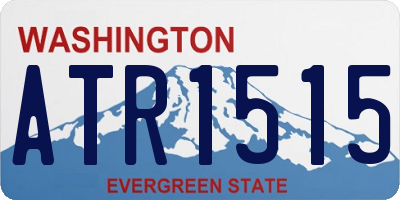 WA license plate ATR1515