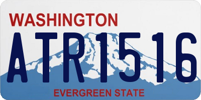 WA license plate ATR1516