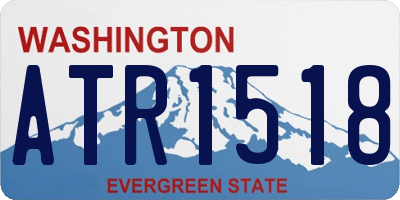 WA license plate ATR1518