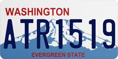 WA license plate ATR1519