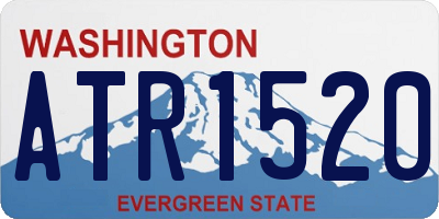 WA license plate ATR1520