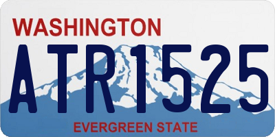 WA license plate ATR1525