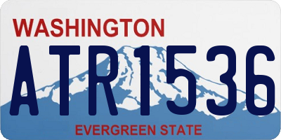 WA license plate ATR1536