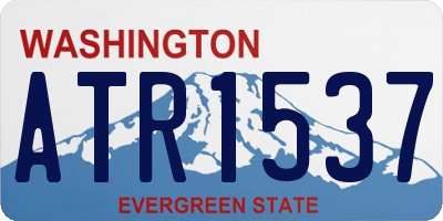 WA license plate ATR1537