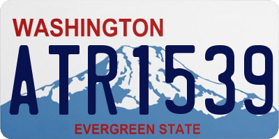 WA license plate ATR1539