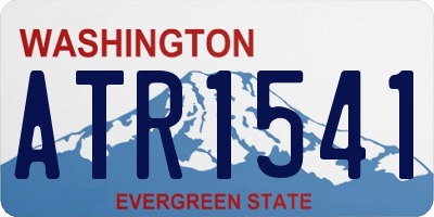 WA license plate ATR1541