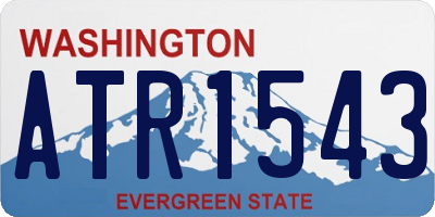 WA license plate ATR1543
