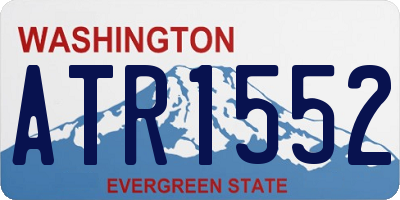 WA license plate ATR1552