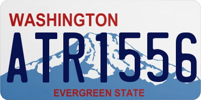 WA license plate ATR1556