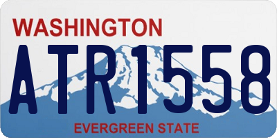 WA license plate ATR1558