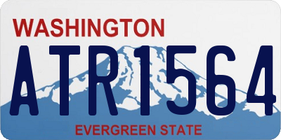 WA license plate ATR1564