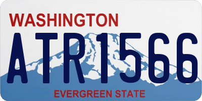 WA license plate ATR1566