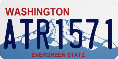 WA license plate ATR1571