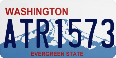 WA license plate ATR1573