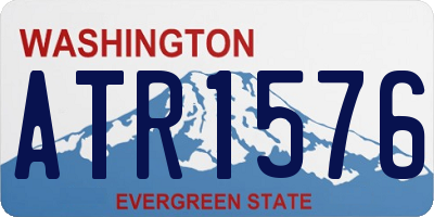 WA license plate ATR1576