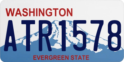 WA license plate ATR1578
