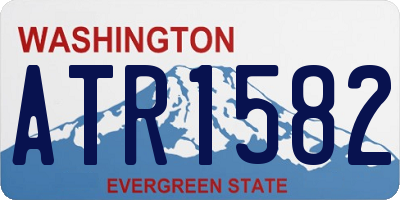 WA license plate ATR1582