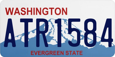 WA license plate ATR1584