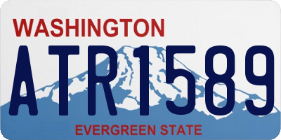 WA license plate ATR1589