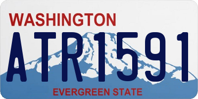 WA license plate ATR1591