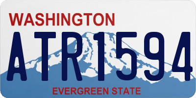 WA license plate ATR1594