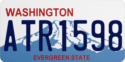 WA license plate ATR1598