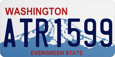 WA license plate ATR1599