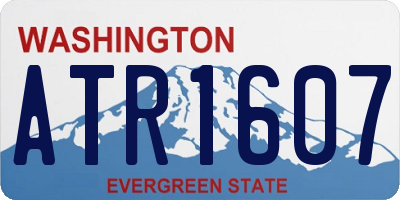 WA license plate ATR1607