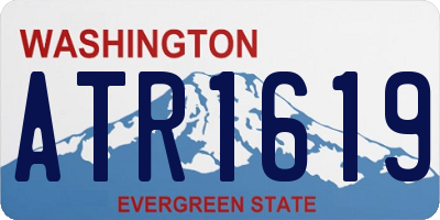 WA license plate ATR1619