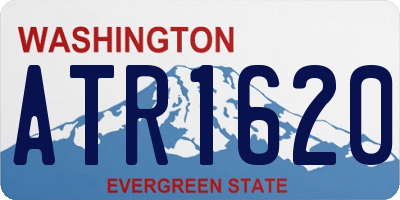 WA license plate ATR1620